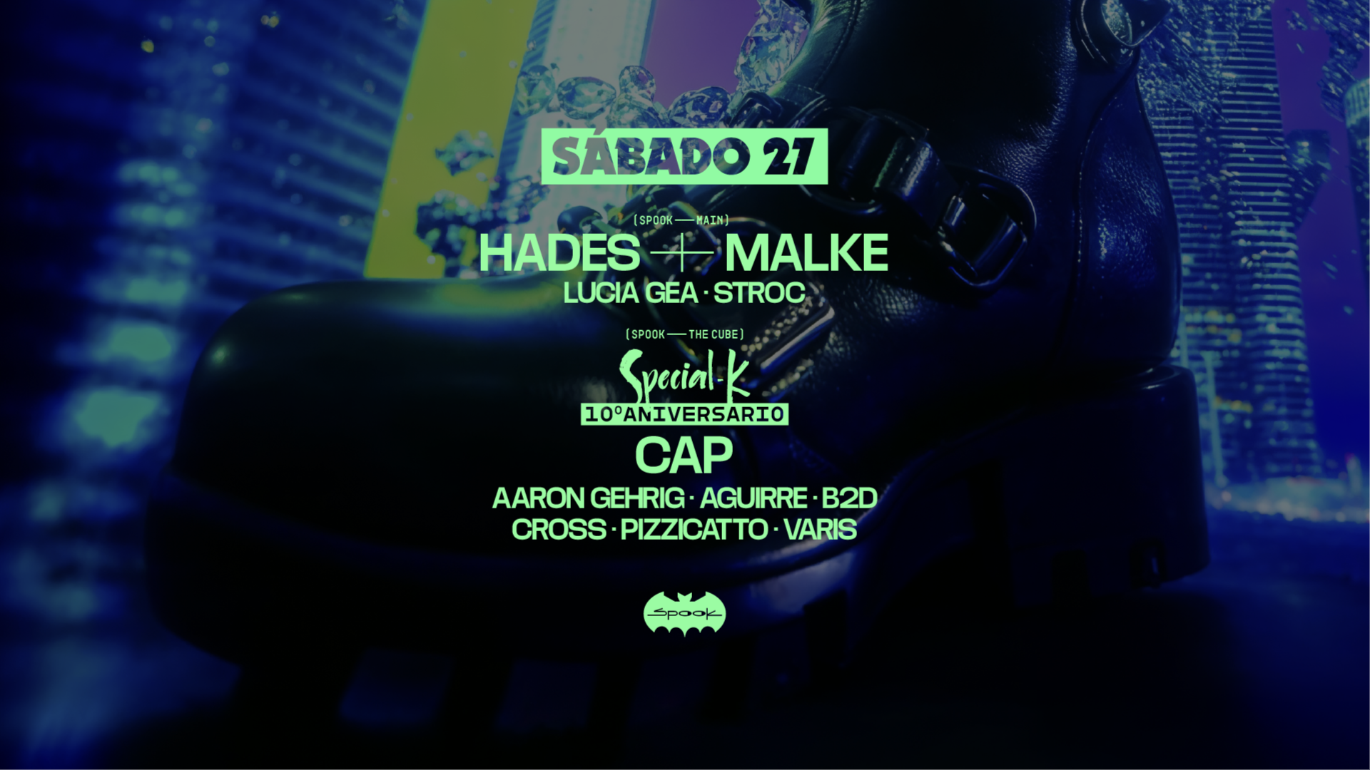Hades + Malke & 10 aniversario Special-K w/ Cap 