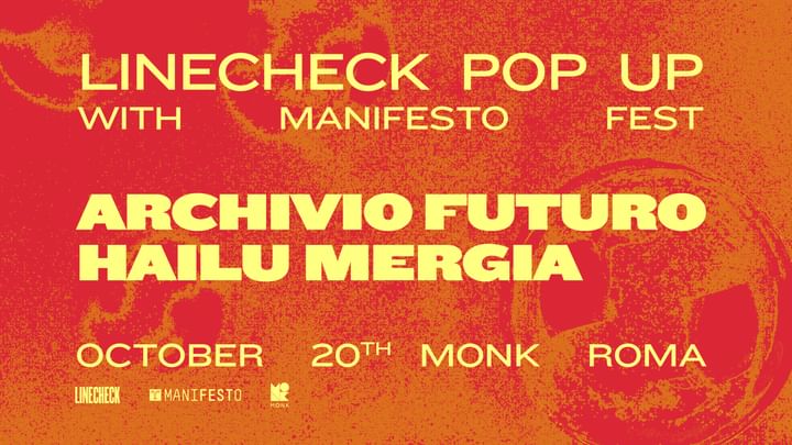 Cover for event: HAILU MERGIA LIVE - LINECHECK POP UP