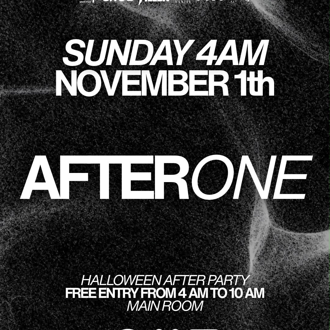 Вечеринка: 🎃 HALLOWEEN AFTER PARTY | ONE