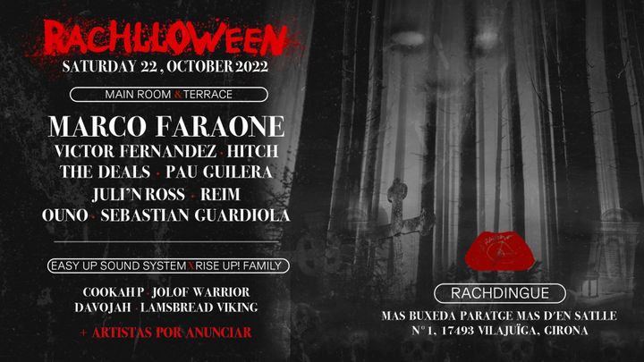 Cover for event: HALLOWEEN at RACHDINGUE W/ Marco Faraone