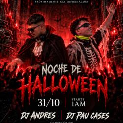 Cartel de Halloween Baccus Night Club W/Festers Montserrat 2027