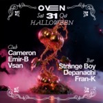 HALLOWEEN Cameron + V San + Amir-b / Bar: Strange Boy + Depanachi + Fran-K image
