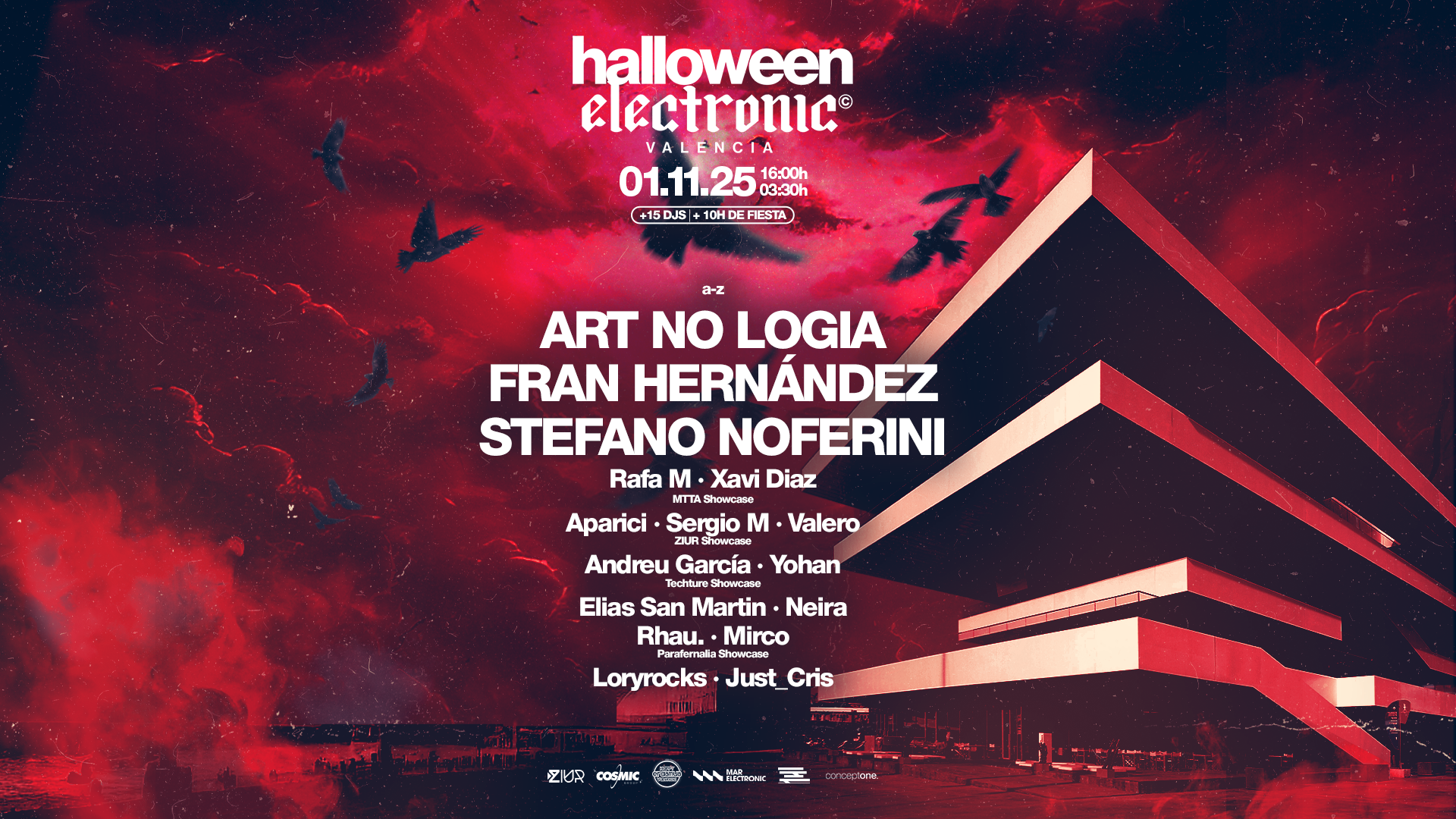 HALLOWEEN ELECTRONIC VALENCIA | Saturday 1