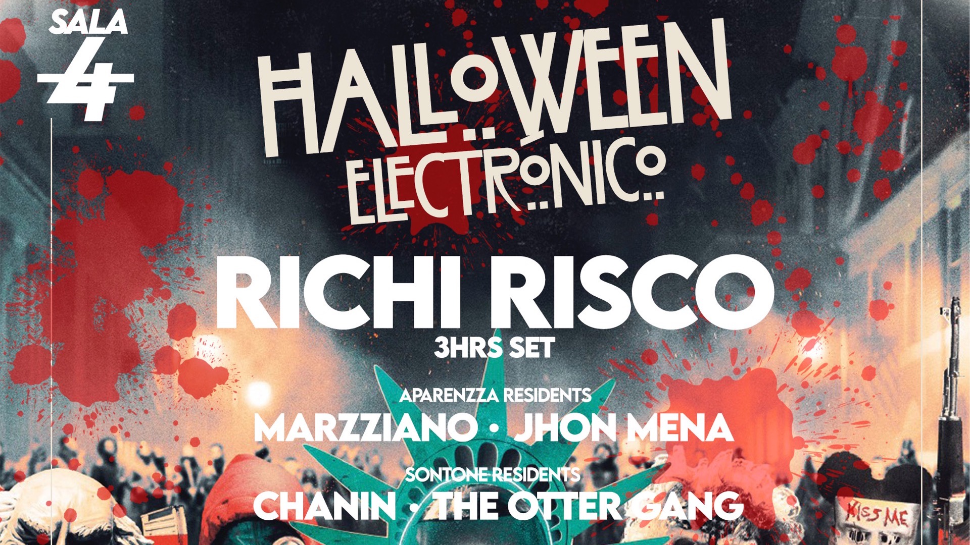 HALLOWEEN ELECTRÓNICO  CON RICHI RISCO / SÁB / 29 / 10 / 22 image