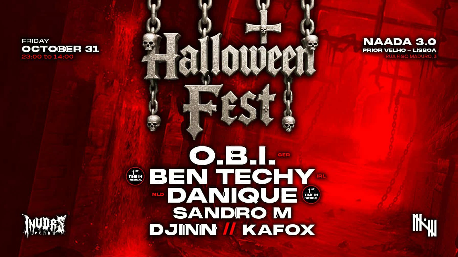 HALLOWEEN FEST \ O.B.I, BEN TECHY & DANIQUE image