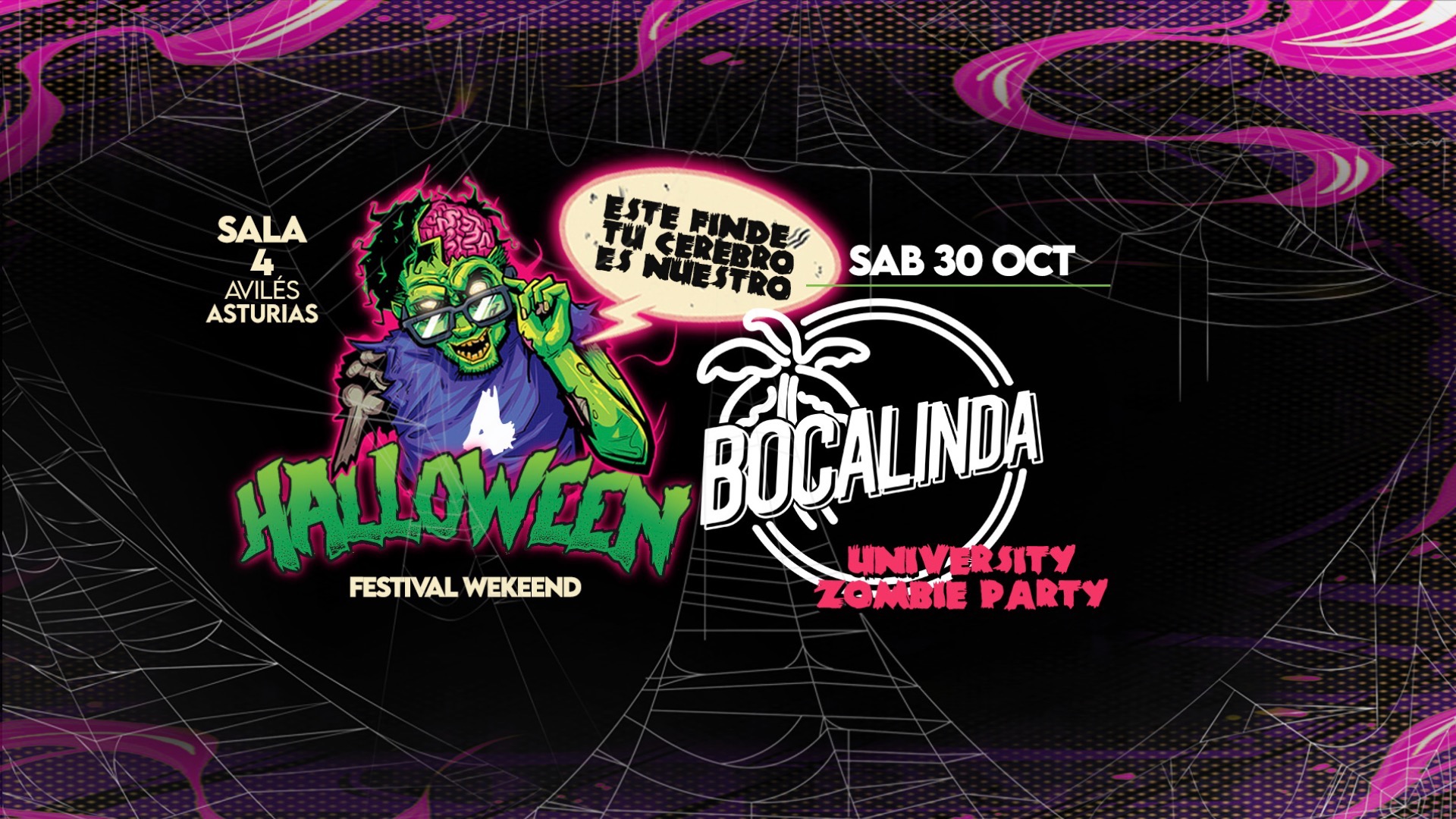 HALLOWEEN FEST WEEKEND-BOCALINDA!!! SAB 30 OCT