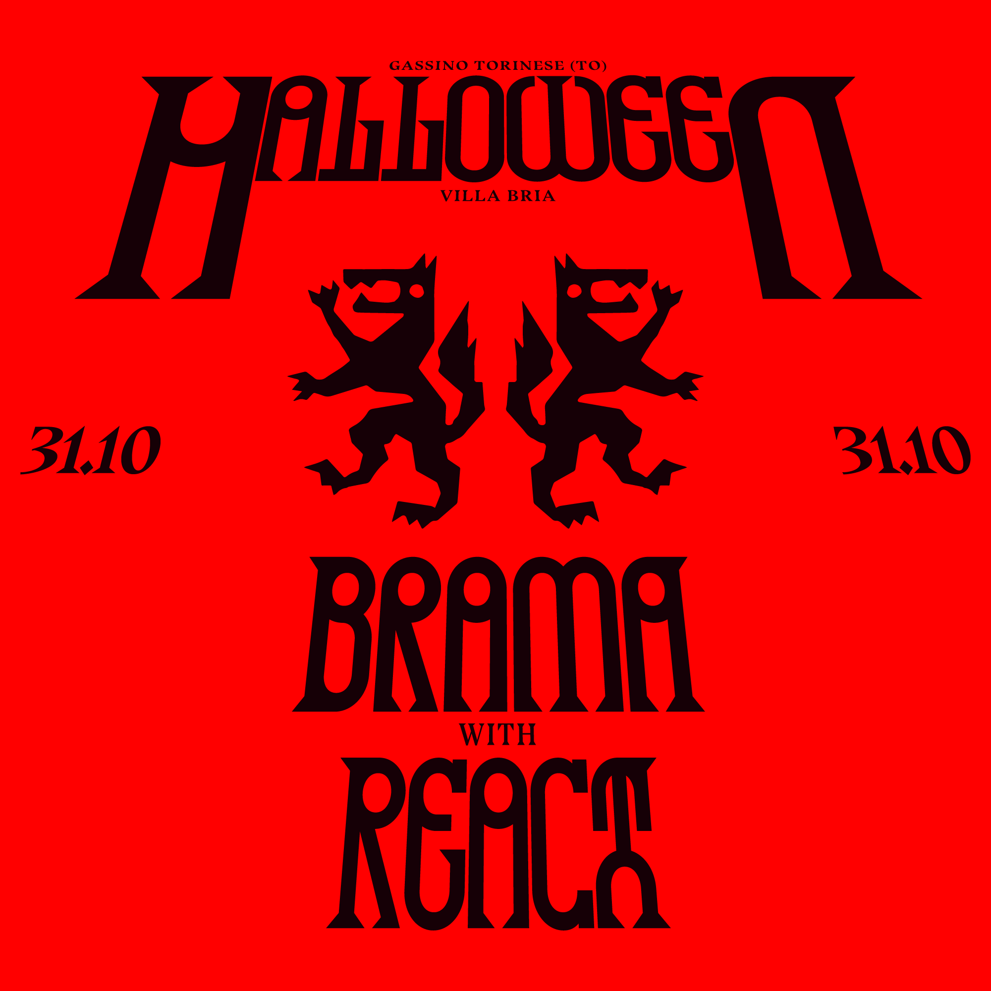 Halloween in Villa - Brama x React