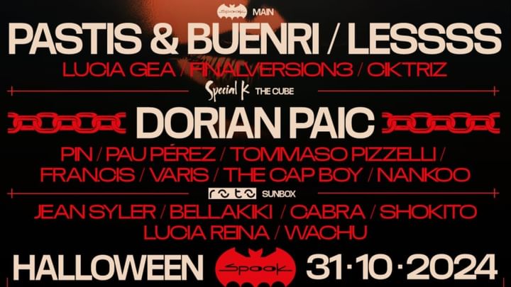 Cover for event: Halloween Inferno: Pastis & Buenri + Lessss + Special-K + ROTO