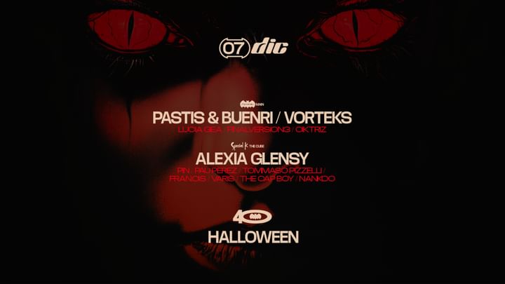 Cover for event: Halloween : Pastis & Buenri + Vorteks + Special-k w/ Alexia Gensly