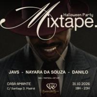 Cartel de Halloween Mix Tape en Casa Amante