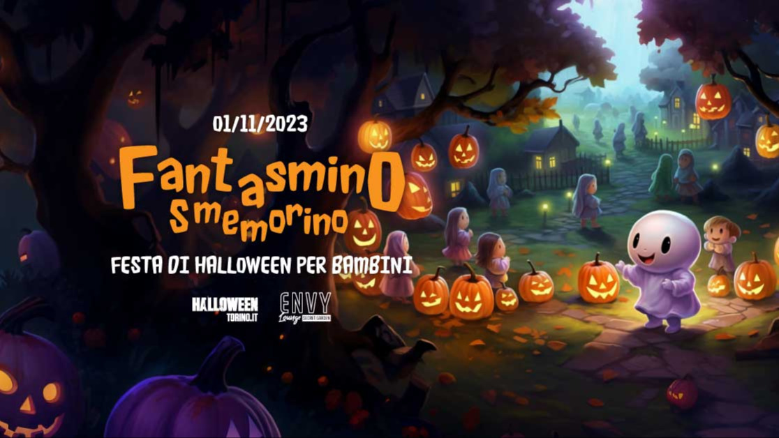 Halloween per Bambini | Fantasmino Smemorino | 01 Novembre @Envy Secret Garden Torino image