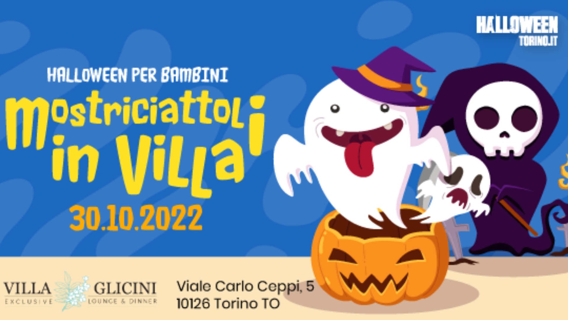 Halloween per Bambini - Mostriciattoli in Villa (Villa Glicini Torino)