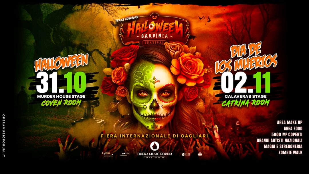 Couverture de l'événement HALLOWEEN Sardinia Festival - DAY 2 - Sabato 2 Novembre 