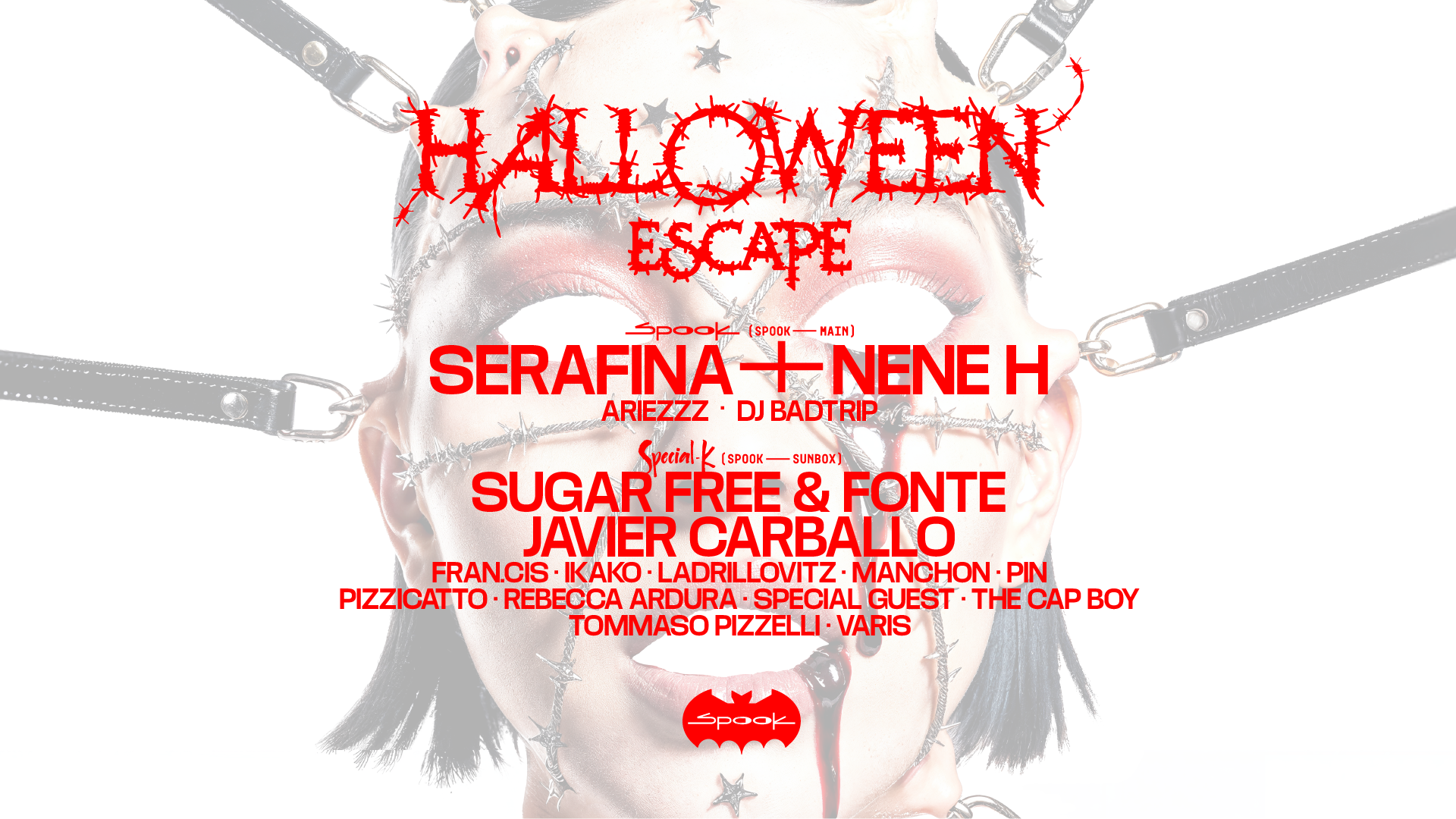 HALLOWEEN: Serafina + Nene H / Special K: Sugar Free & fonte + Javier Carballo image