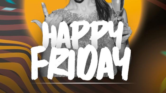 Cartel de Happy Friday en Bataplán