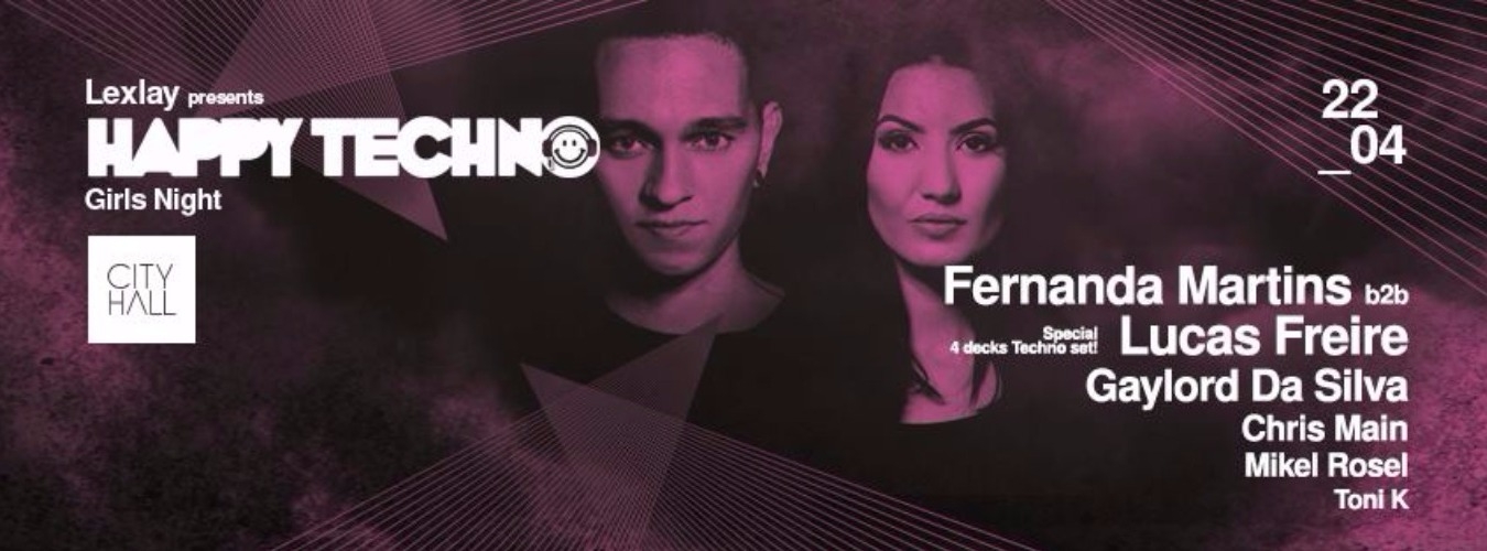 Happy Techno pres. Fernanda Martins b2b Lucas Freire - 4 decks image