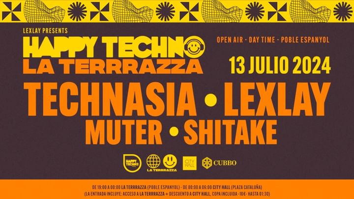 Cover for event: HappyTechno Open Air / Daytime with Technasia, Lexlay