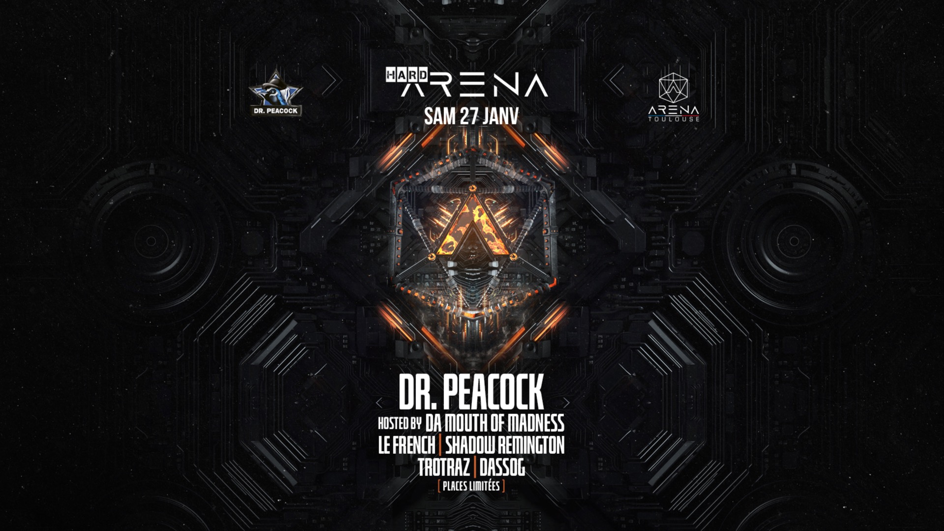 Hard Arena w/ Dr. Peacock, Le French, Shadow Remington, Trotraz, Dassog..  image