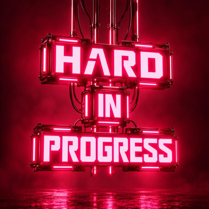 Cartel de Hard in Progress en Selva Club