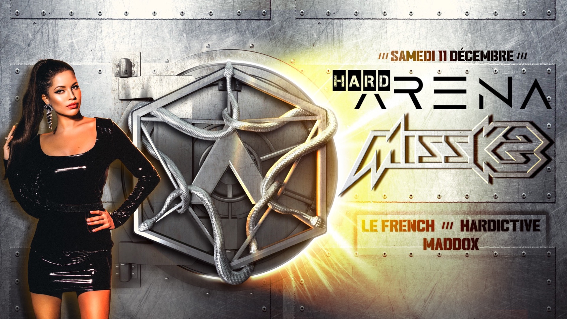 HARDARENA w/ MISS K8, Le French, Hardictive, Maddox. image