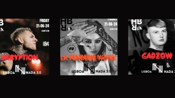 HardBoiled Night at NADA ( Lisbon ) SKRYPTION - LA PENDERIE NOIRE - CADZOW  image