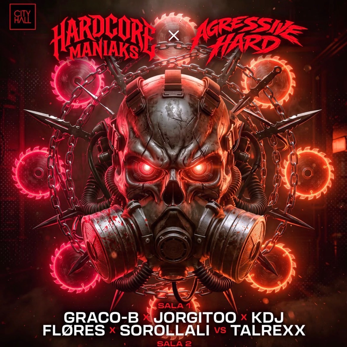 💥HARDCORE MANIAKS x AGRESSIVE HARD💥 at City Hall