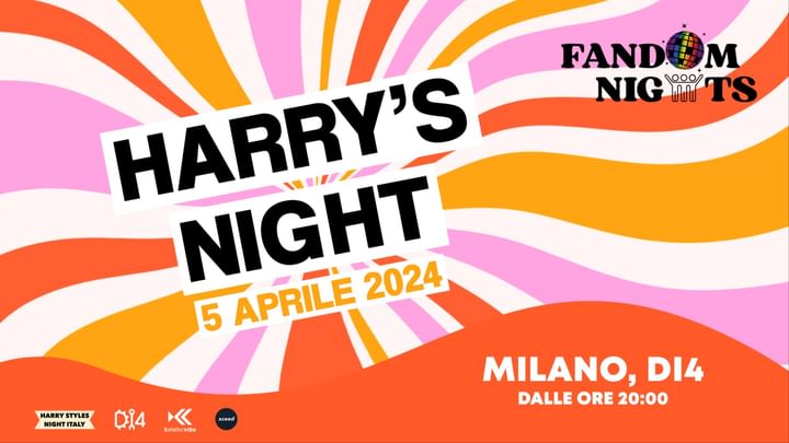 Cover for event: Harry's Night #fandomnight