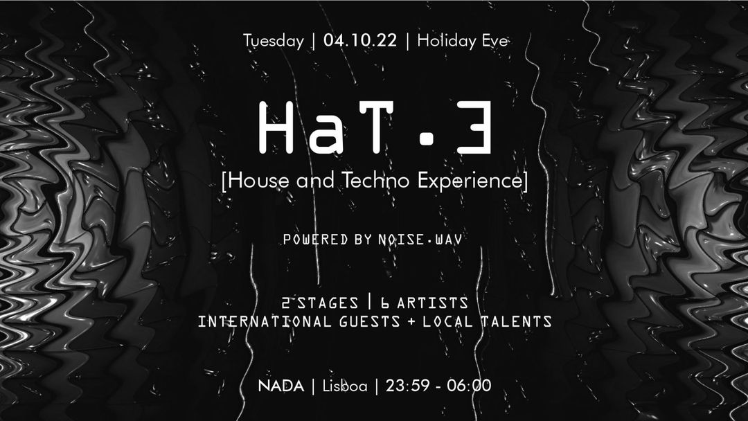 Capa do evento HaT.E [House and Techno Experience]