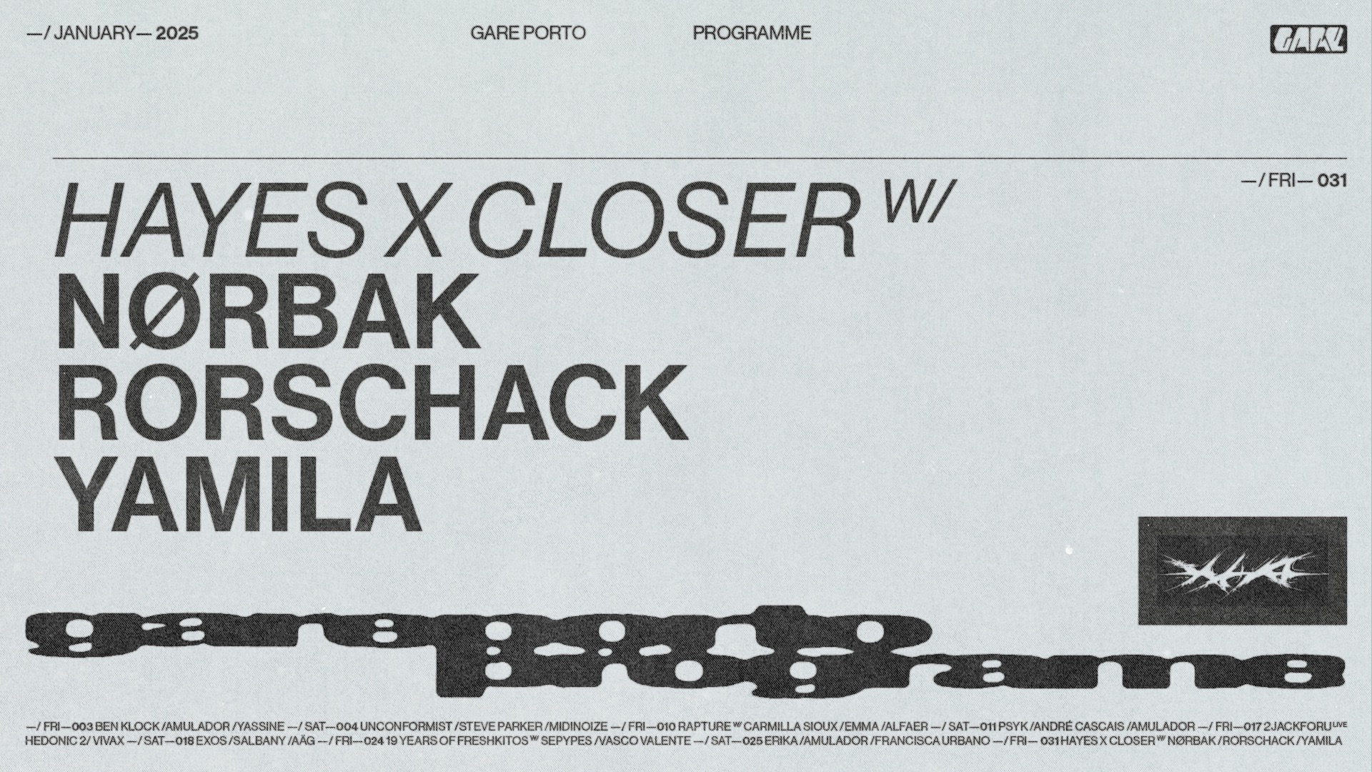 Hayes x Closer with Nørbak, Rorschack & Yamila image