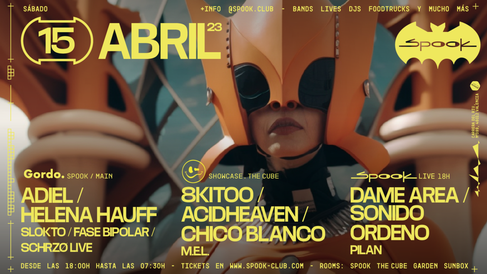 Helena Hauff + Adiel + Sonido Ordeno + Dame Área + Mareo Showcase image