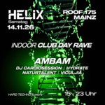 HELIX x Roof 175 Mainz - Indoor Club Day Rave image