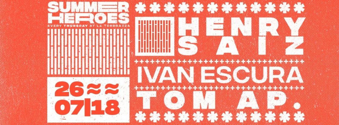 Henry Saiz - Summer Heroes 004 RRR-Eventplakat