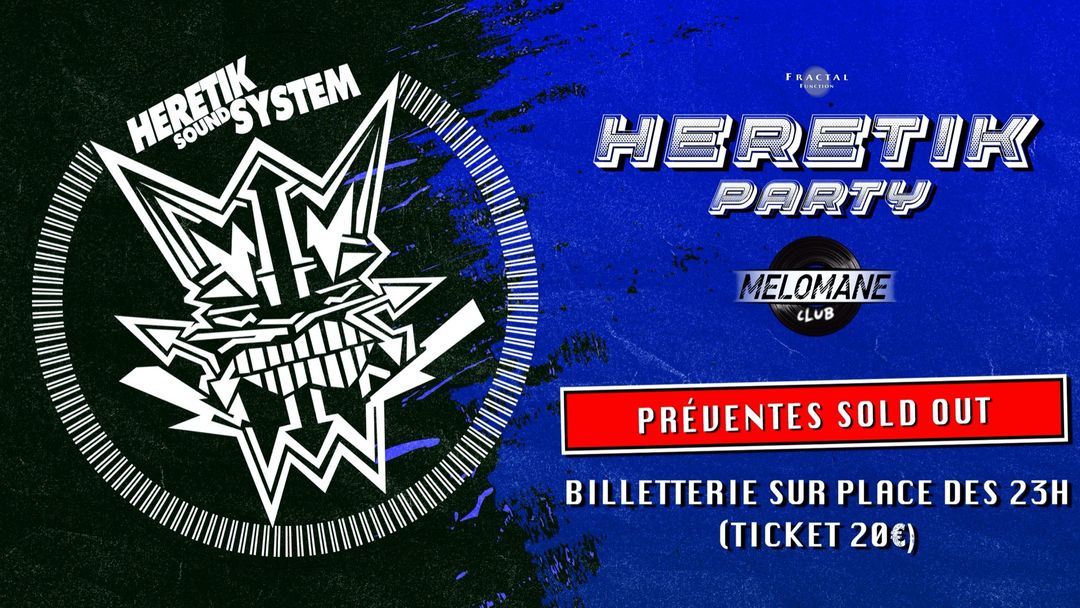Capa do evento HERETIK PARTY