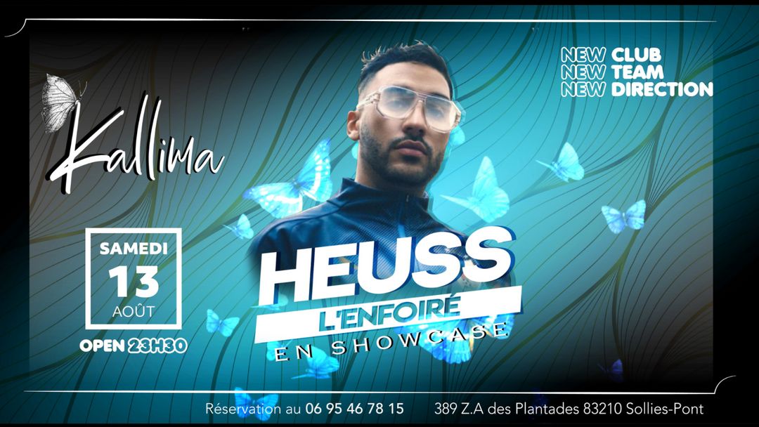 Heuss l'Enfoiré x Kallima Club event cover