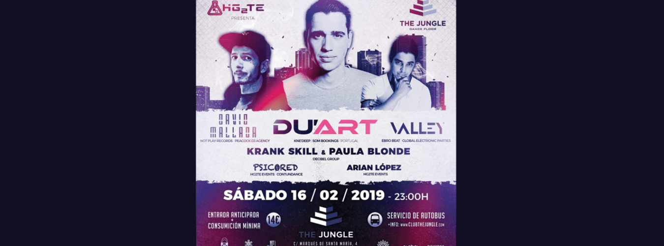Hg2Te Events (16/02/2019) Du'Art, David Mallada, Valley