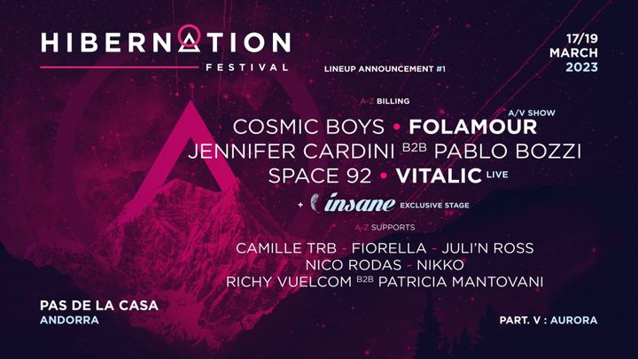 Cover for event: Hibernation Festival 2023 | Vitalic LIVE & Folamour