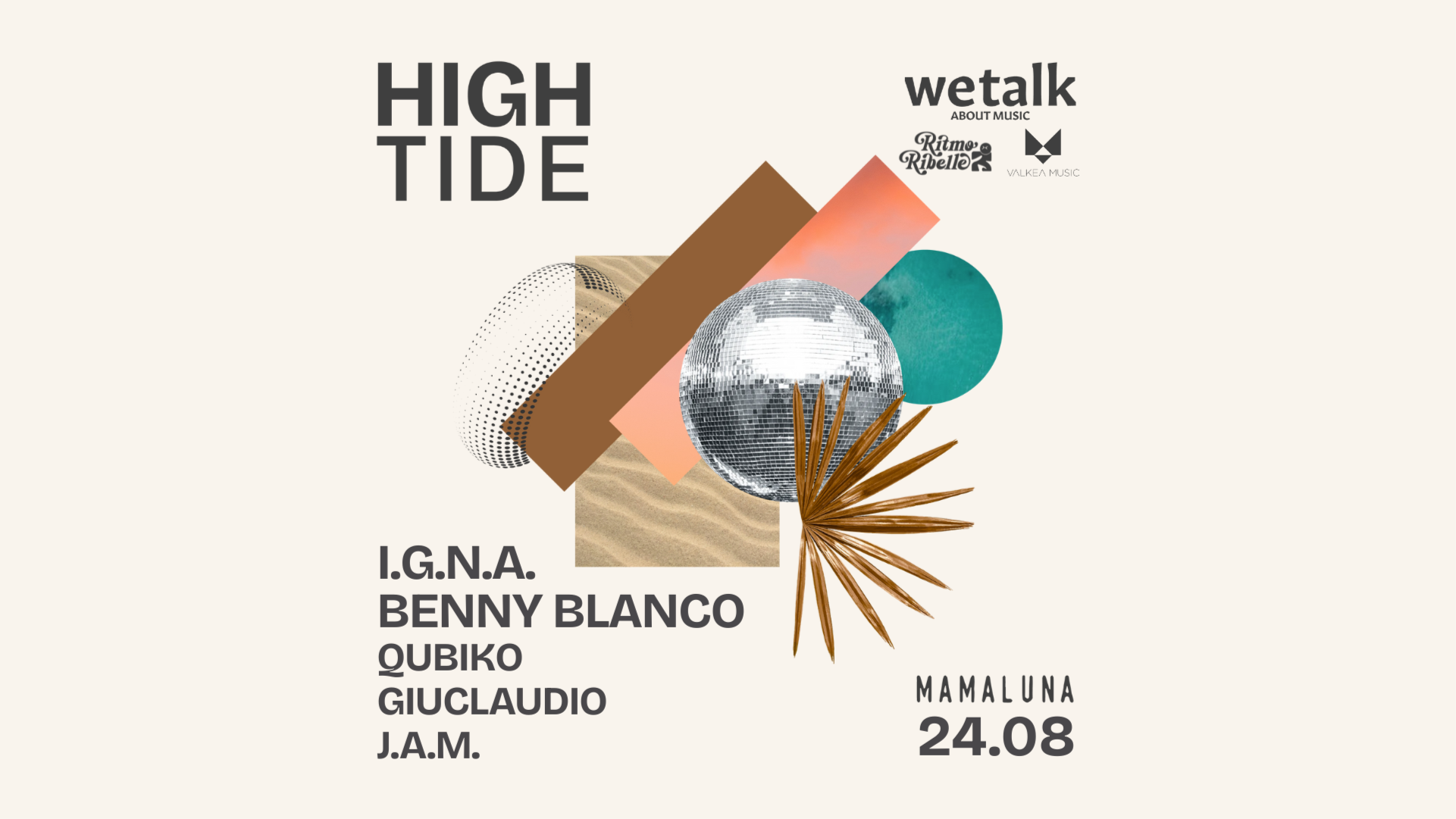 HIGH TIDE | Powered by WE TALK W// I.G.N.A. b2b Benny Bianco  image