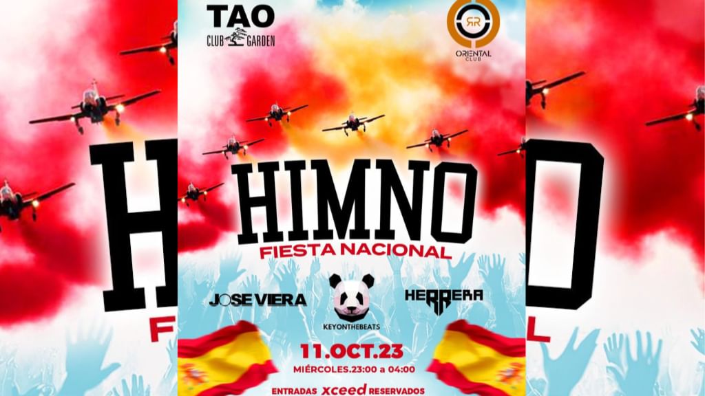 Cartel del evento HIMNO - FIESTA NACIONAL DE ESPAÑA