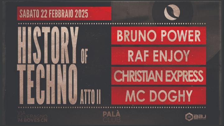 Cover for event: HISTORY OF TECHNO - ATTO II