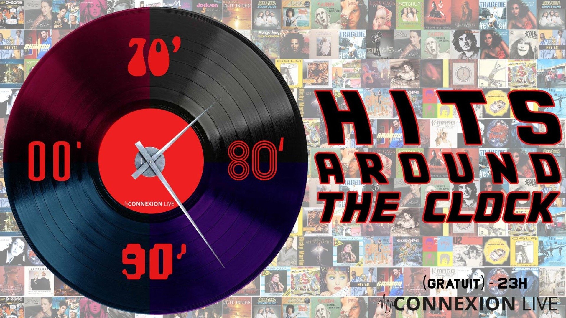 Hits Around The Clock — Mix 60/70/80/90/00/10 ! image