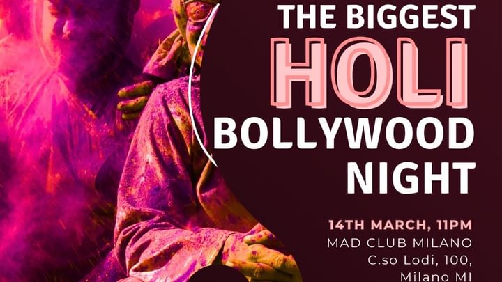 Cover for event: Holi Bollywood Night 