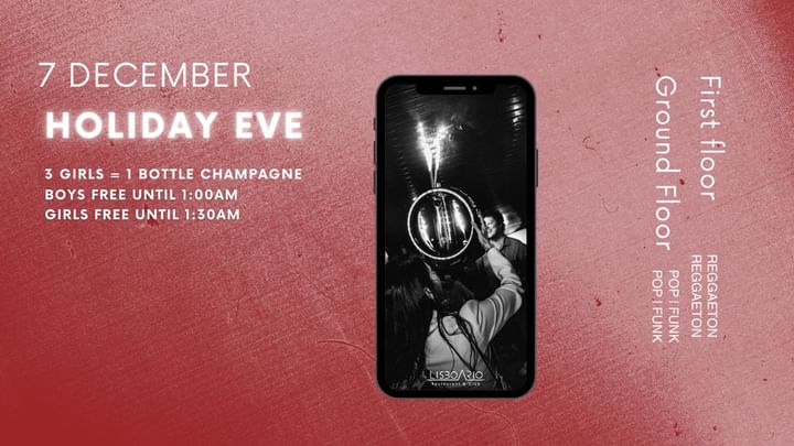 Cover for event: Holiday Eve - Reggaeton, Pop & Funk