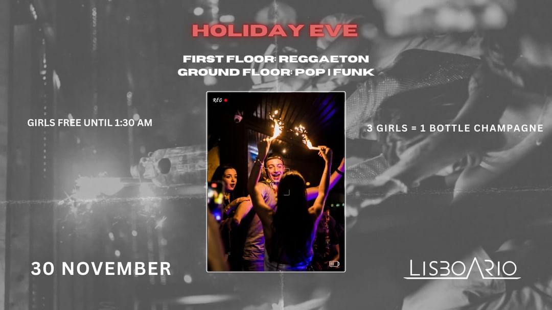 Cartell de l'esdeveniment Holiday Eve - Reggaeton, Pop & Funk