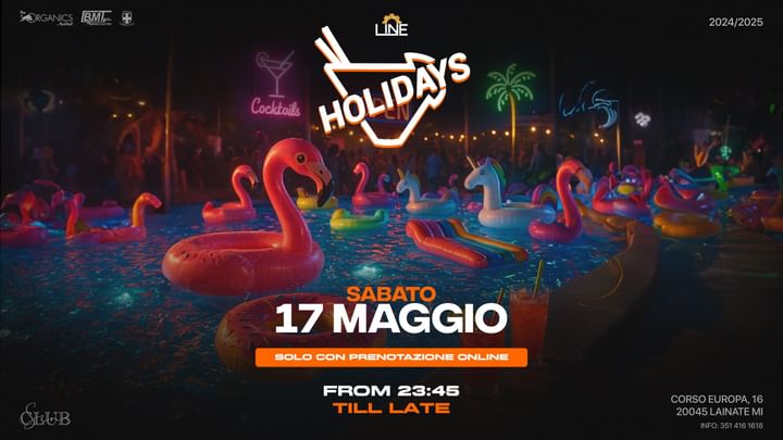 Cover for event: HOLIDAYS by SinClub
