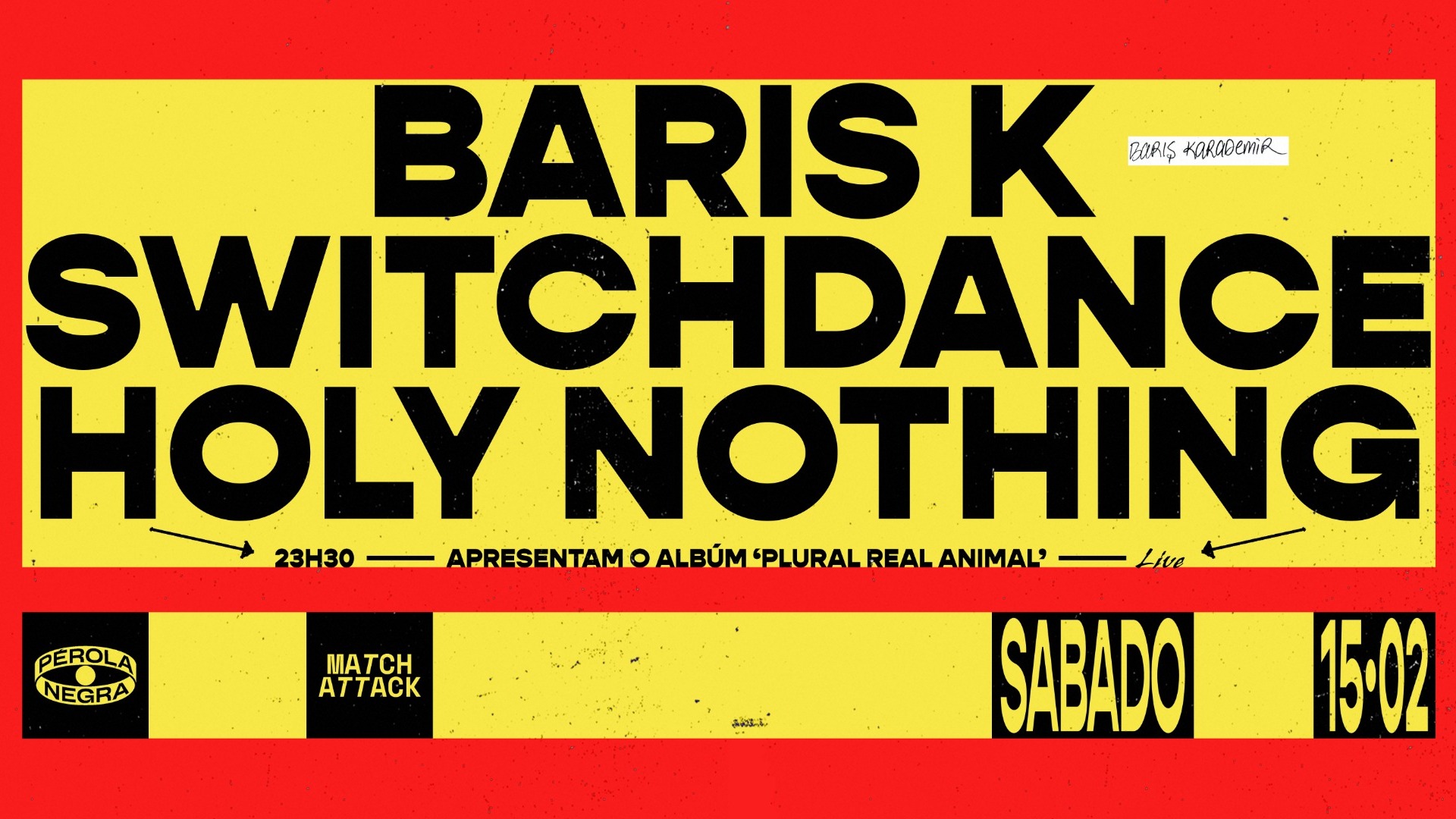 HOLY NOTHING live + SWITCHDANCE + BARIS K image