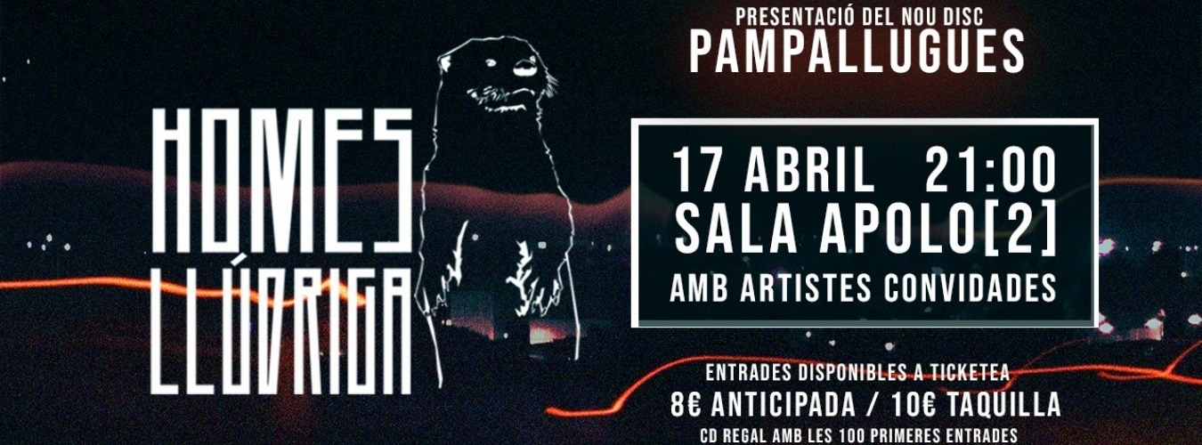 Homes Llúdriga a l'Apolo 2 presentant 'Pampallugues' image