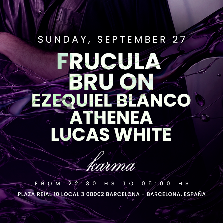 HOMIES BOOKING x AQV en Karma