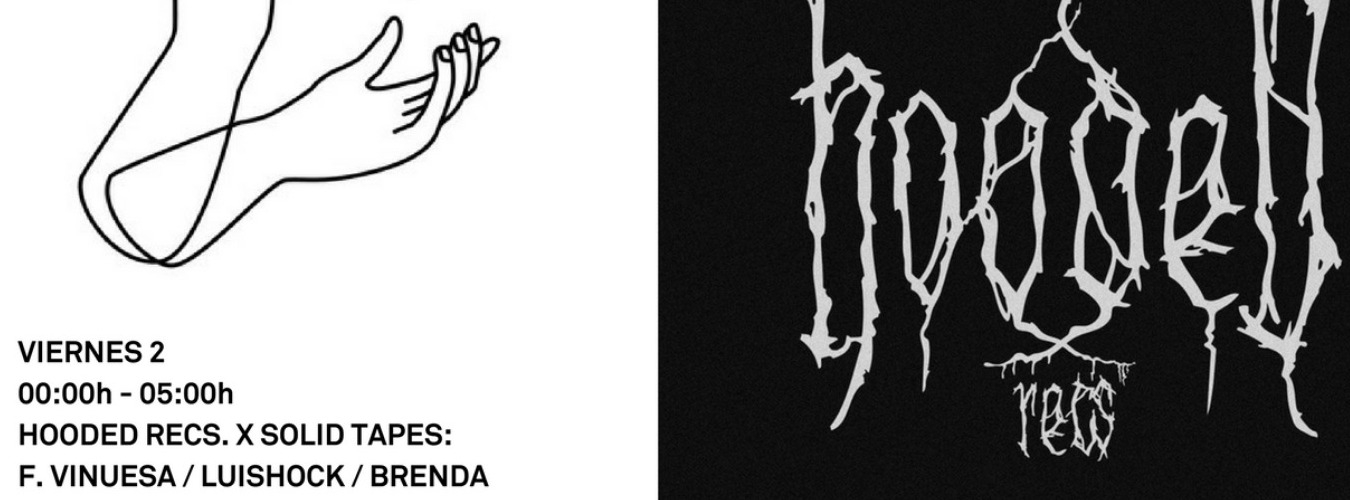 HOODED RECS X SOLID TAPES: F. VINUESA + LUISHOCK + BRENDA image