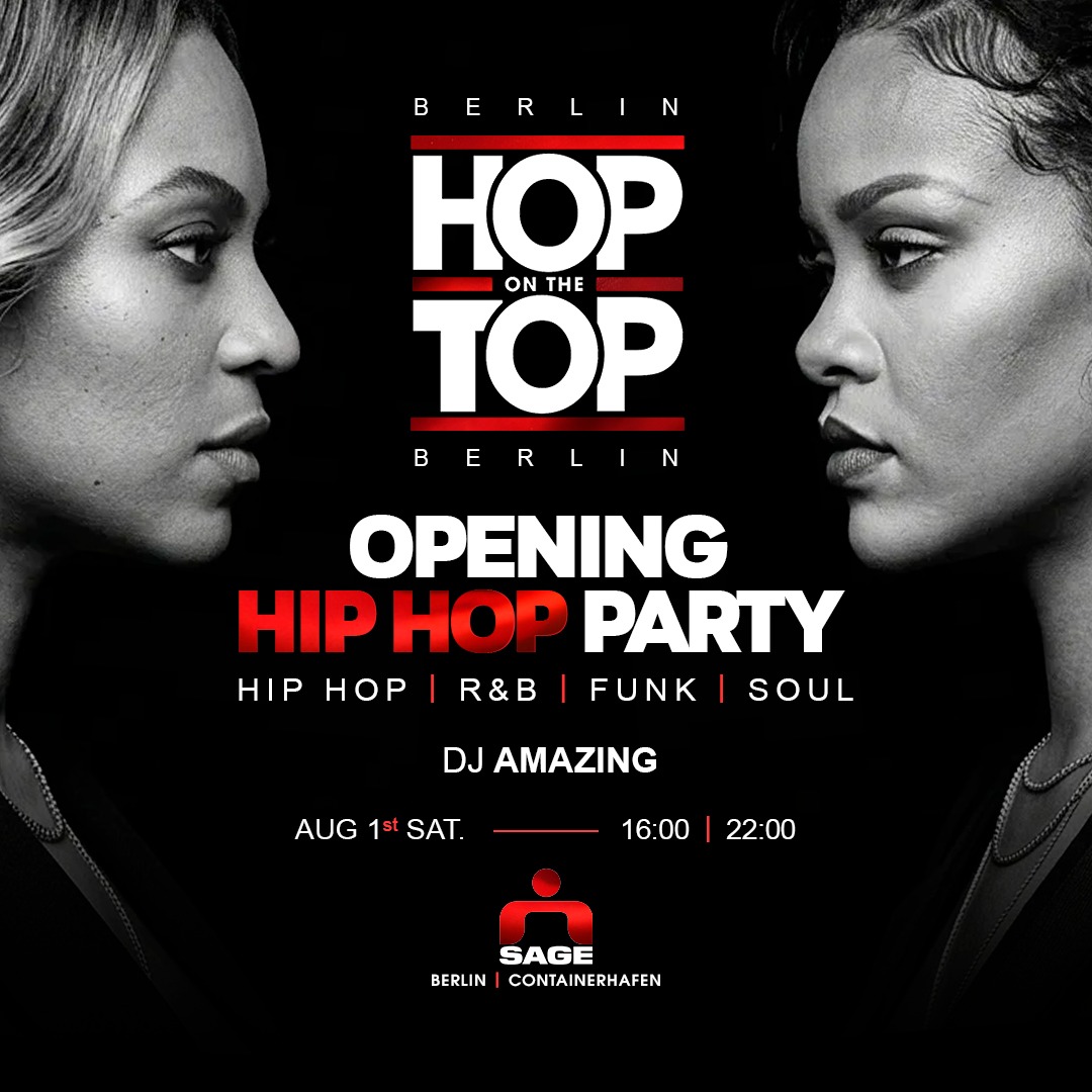Hop on The Top BERLIN - Opening Party (Hip Hop, R&B, Funk & Soul) image
