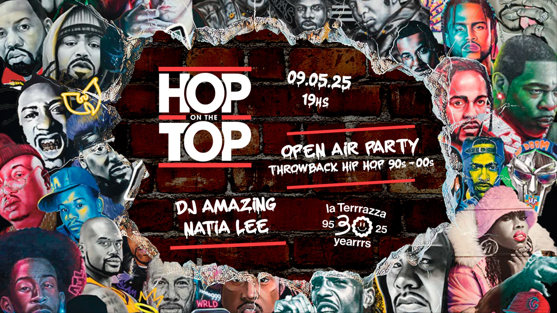 HOP ON THE TOP * Open Air pres: Hip Hop Throwback 90'-00' at La Terrrazza image